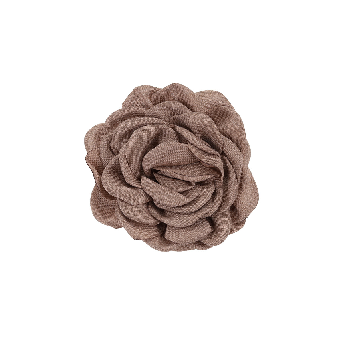 Tygblomma brosch för kvinnor elegant accessoar för höst och vinter_voghion.com