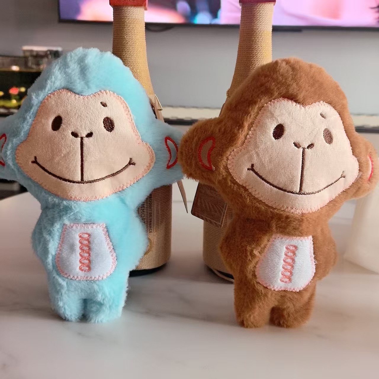 Peluş Oyuncak 20cm Civarı Sekiz İnçlik Basit Tasarım Vinç Makinesi Figürü Düğün Atma Şirket Festival Peluş Oyuncak
