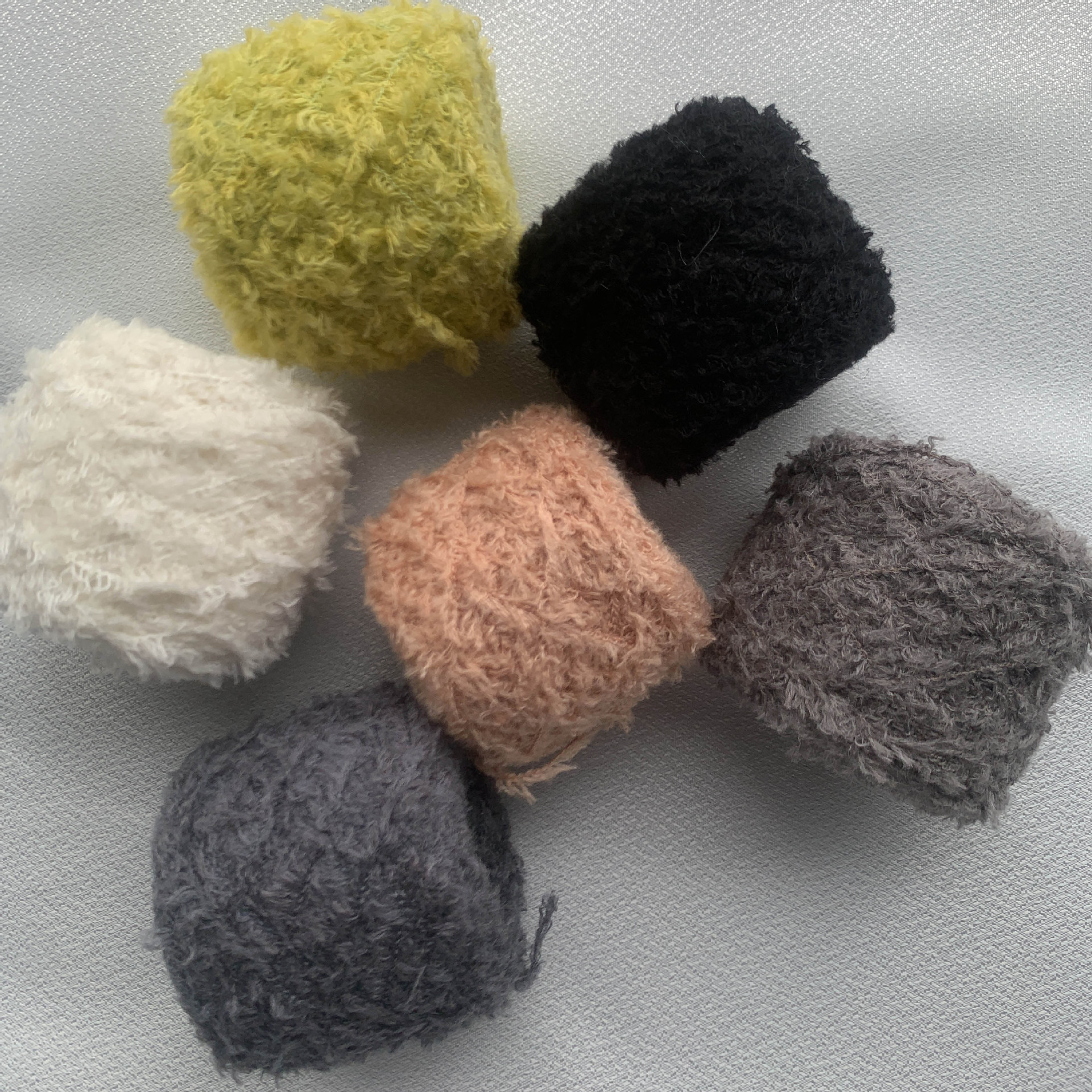 厂家直销羽毛泰迪绒手工编织DIY毛线团 毛衣帽子围巾毛绒绒线批发