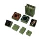 in stock fashion necklace packaging box matcha green jewelry box heaven and earth cover bow jewelry box ring box wholesale