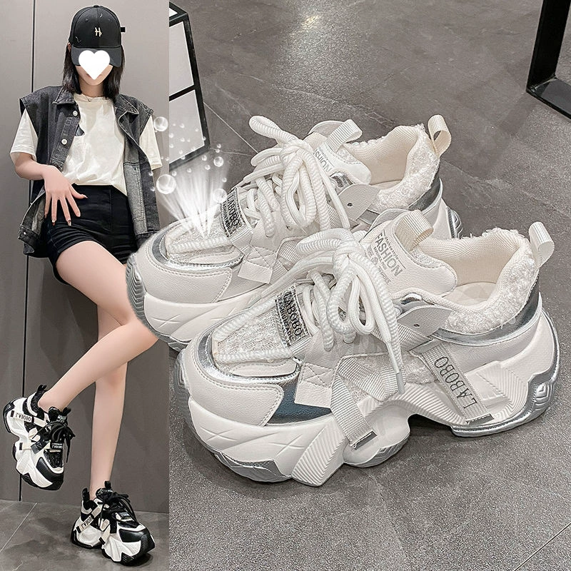 Размер 35-43. 2025 новые дышащие туфли для папы. Третье поколение высоких туфель. Размер 41-42. Дышащие туфли, увеличивающие рост, для женщин на толстой подошве.