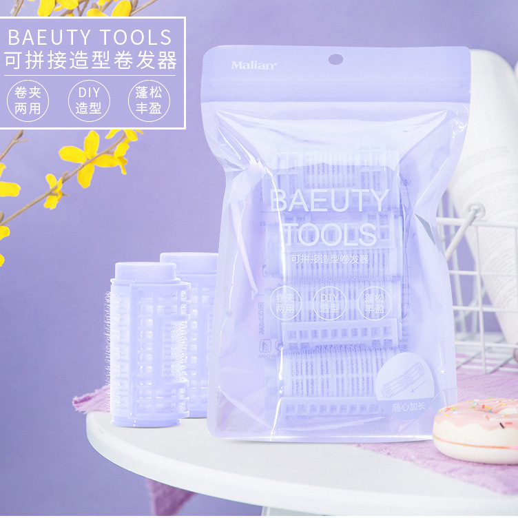 Marian 4 pack Velcro styling hair curler DIY shaping hair curler spliced fluffy hairpin 1406