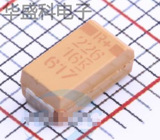 T495C226K016ATE350 描述 22uF(226) ±10% 16V 钽电容器