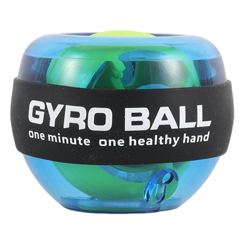 Bola de muñeca de metal fitness Gyro agarre bola brazo fuerza entrenamiento muscular auto-arranque color Luz Platino negro Fuente fábrica
