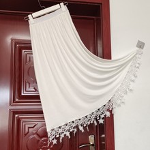 汉服衬裙打底防透半身下裙蕾丝齐腰襦裙中裙马面裙内衬内搭米摆