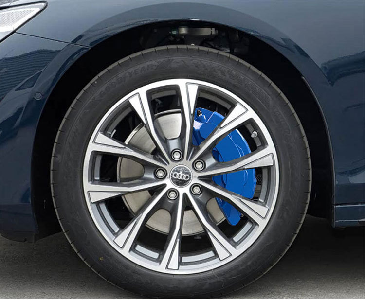 Suitable for 26 models of Audi A5 B10 aluminum alloy brake caliper covers, A6 C9 wheel hub modification, caliper color change