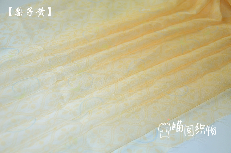 Genuine multicoloured shiffon Hanfu, cloth, gradient