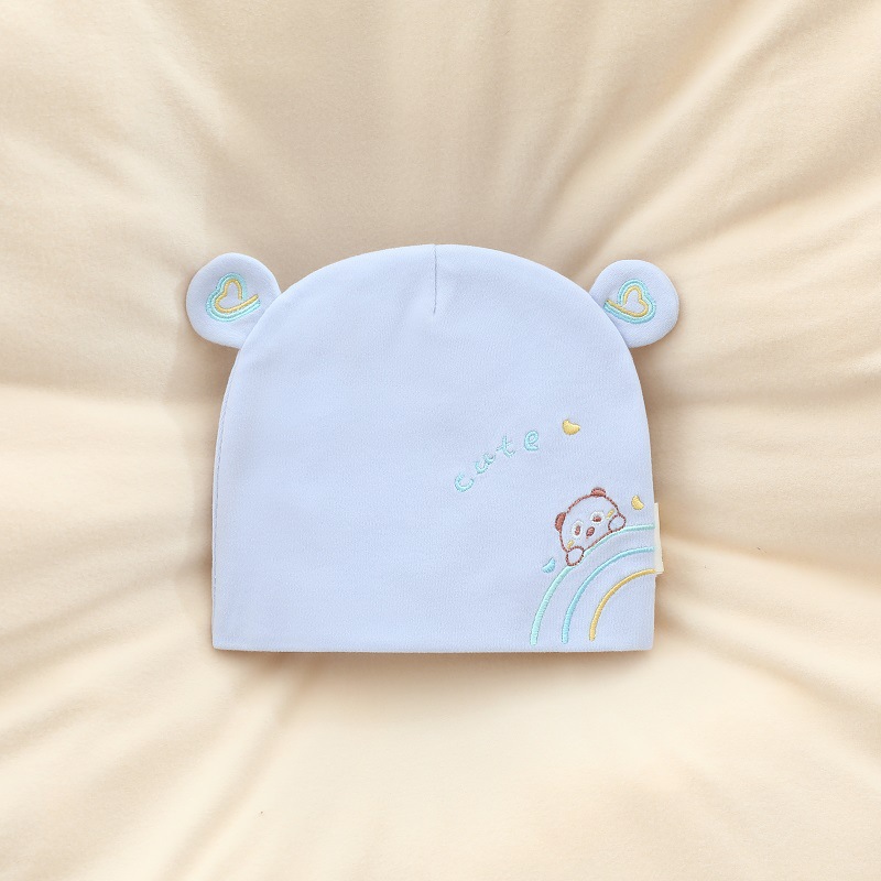 The bear hat blue (double layer)