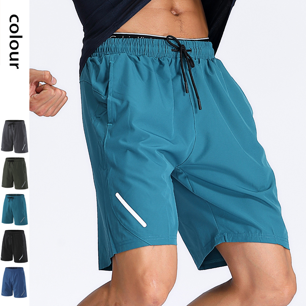 Pantalones cortos deportivos informales para hombre, transpirables, de secado rápido, sueltos, de talla grande, pantalones cortos de cinco puntos, pantalones de entrenamiento para correr y fitness, tendencia deportiva