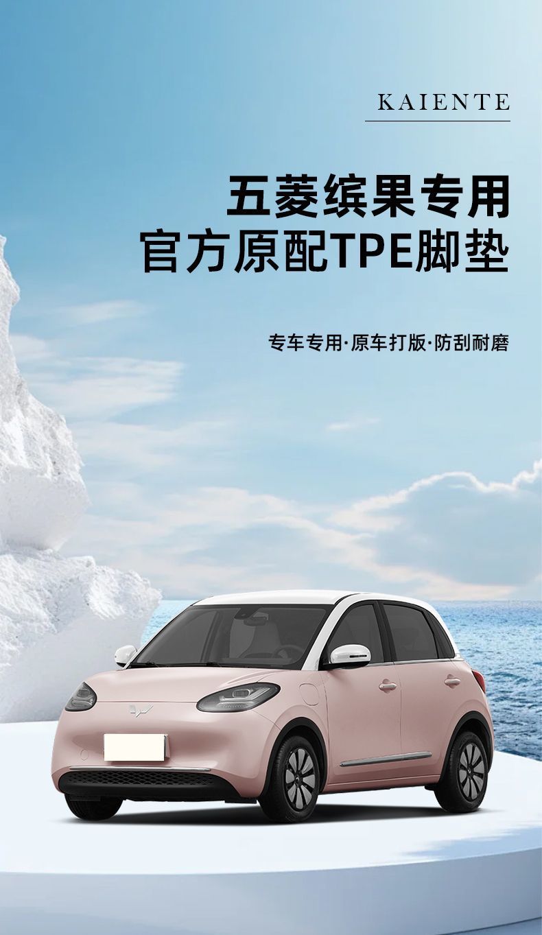 Suitable for Wuling Plantronics Mat TPE Car Mat Surrounding 24 Original Foot Mat Bingo Plus Car Supplies