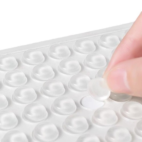 Anti-collision granular silicone noise-reducing home door handle soundproof anti-collision sticker furniture table chair wardrobe self-adhesive anti-collision strip