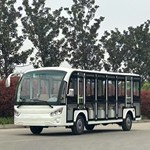 电动14座封闭式观光车 宁夏观光电瓶车厂家代理价 银川观光电动车