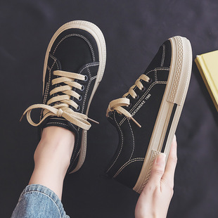 Canvas Shoes Women's Summer 2024 New Spring and Autumn All-match Women's Shoes Explosive Sneakers Breathable Women's Spring Casual Shoes