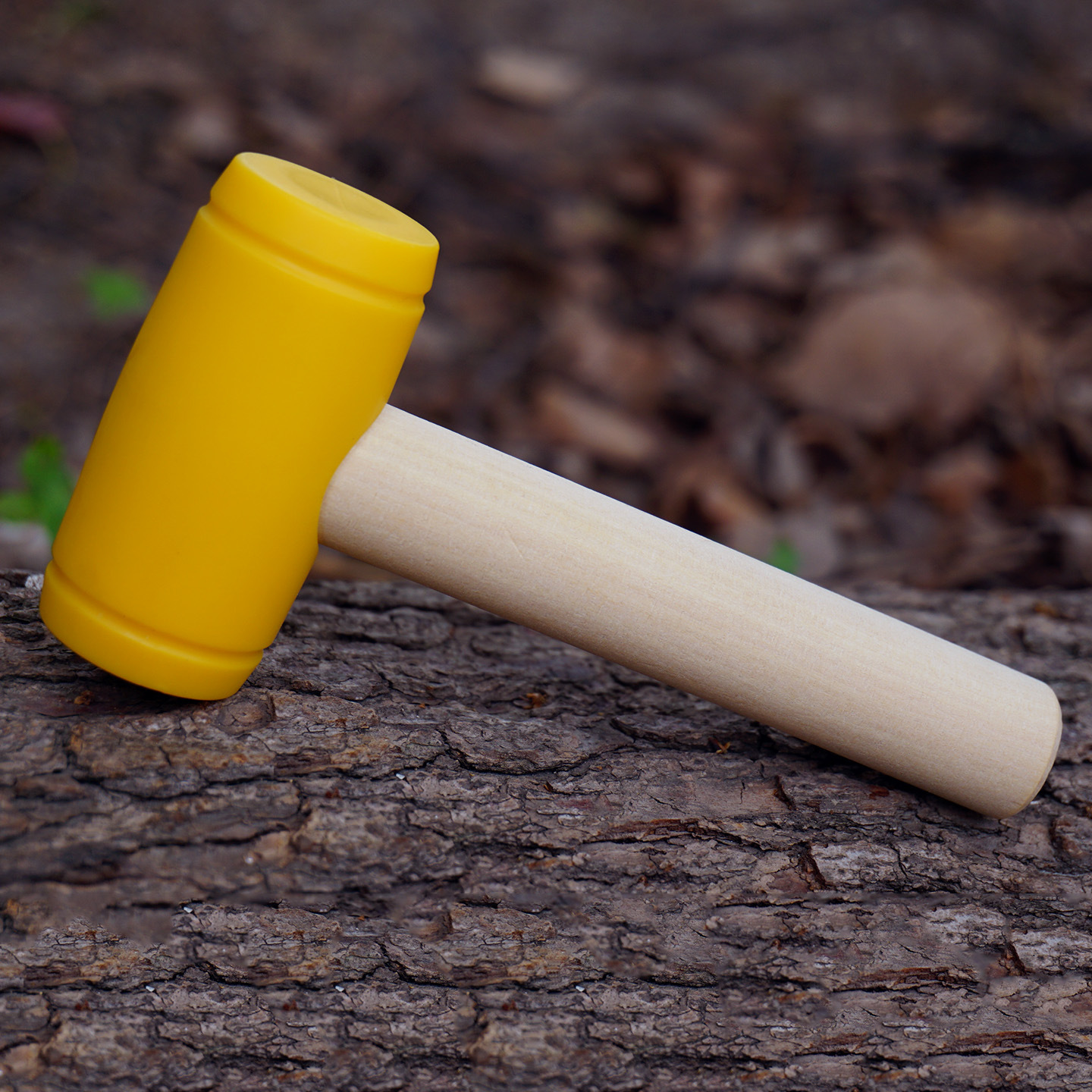 Martillo de simulación para niños verde martillo de madera pequeño accesorios de juguete herramienta de reparación de golpes frotando jardín de infantes Taller de madera