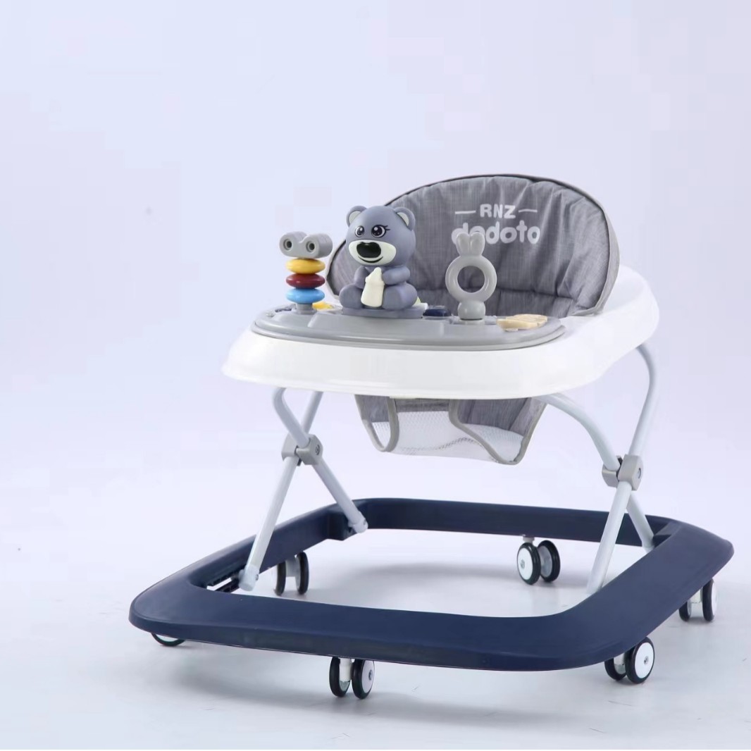 Caminata anti-O pierna bebé cochecito multifuncional anti-vuelco, el bebé puede sentarse y empujar para aprender a conducir