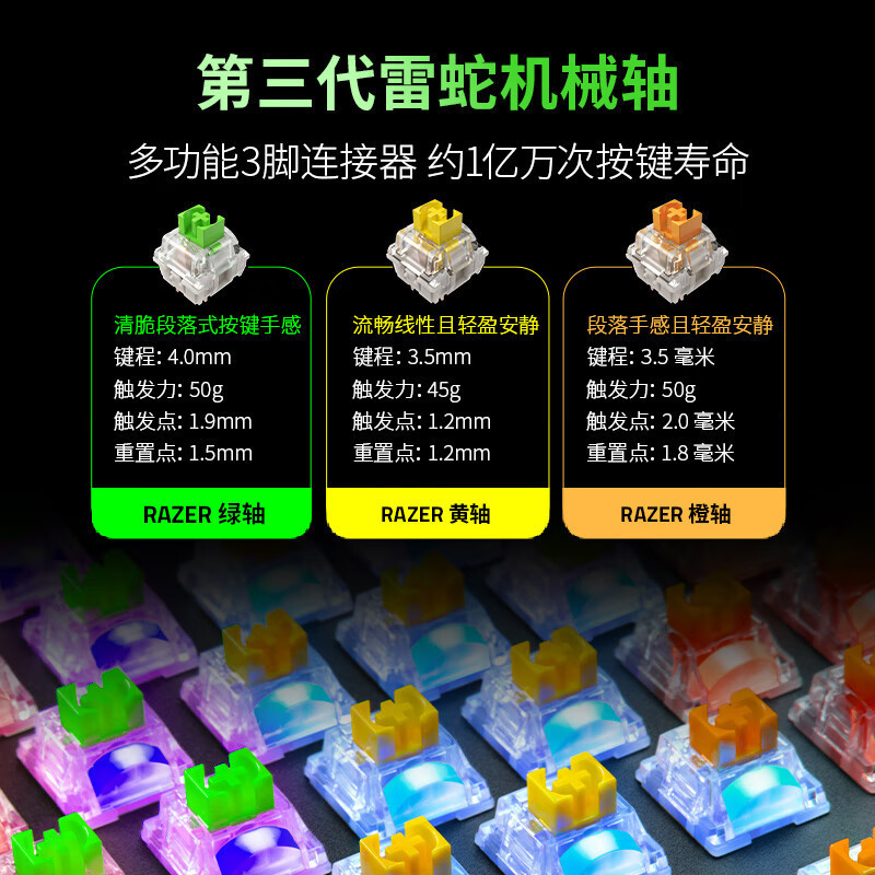 Razer雷蛇黒未亡人クモV4ホットプラグ75% 配列電気競争ゲームカスタム化機械キーボード適用|undefined