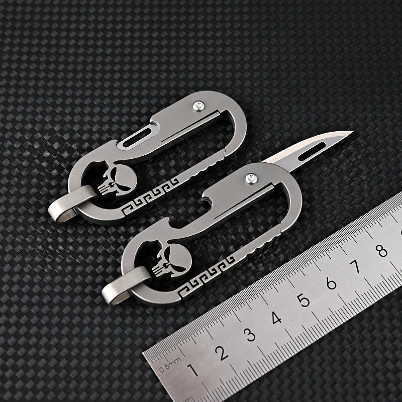 Universal keychain, travel handheld sharp pocket knife