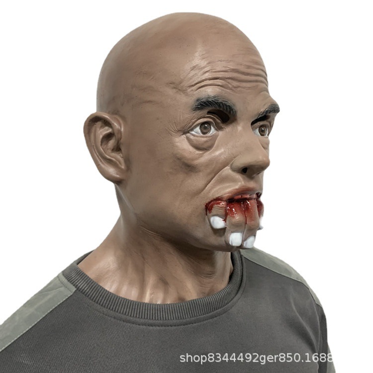 Transfronterizo nueva Máscara de terror de Halloween cara máscara de miedo COS bola del partido truco accesorios divertidos