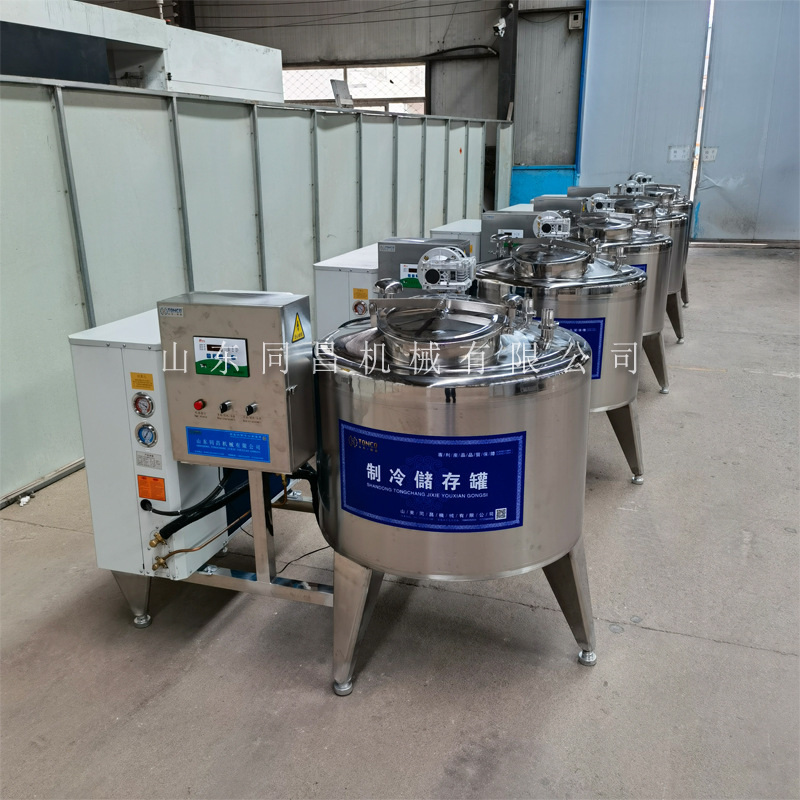 同昌热卖鸭血制冷罐 牛奶制冷保鲜罐 西藏牦牛奶冷藏罐生产厂家