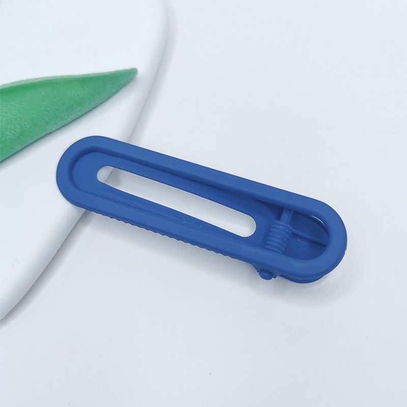 6cm糖果色bb夹U形无痕鸭嘴夹哑光磨砂手感漆发夹少女刘海夹侧边夹