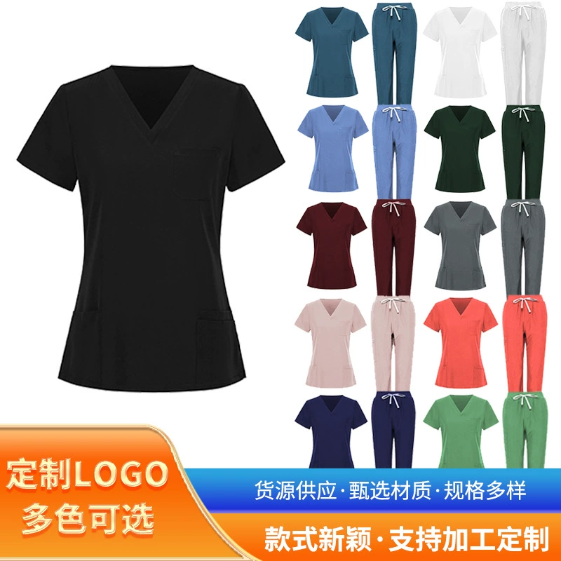 Трансграничные пользовательские раковины для рук Одежда для хирургической комнаты Одежда для стоматолога Рабочая одежда с короткими рукавами доктор для мытья рук одежда кисти ручной костюм костюм