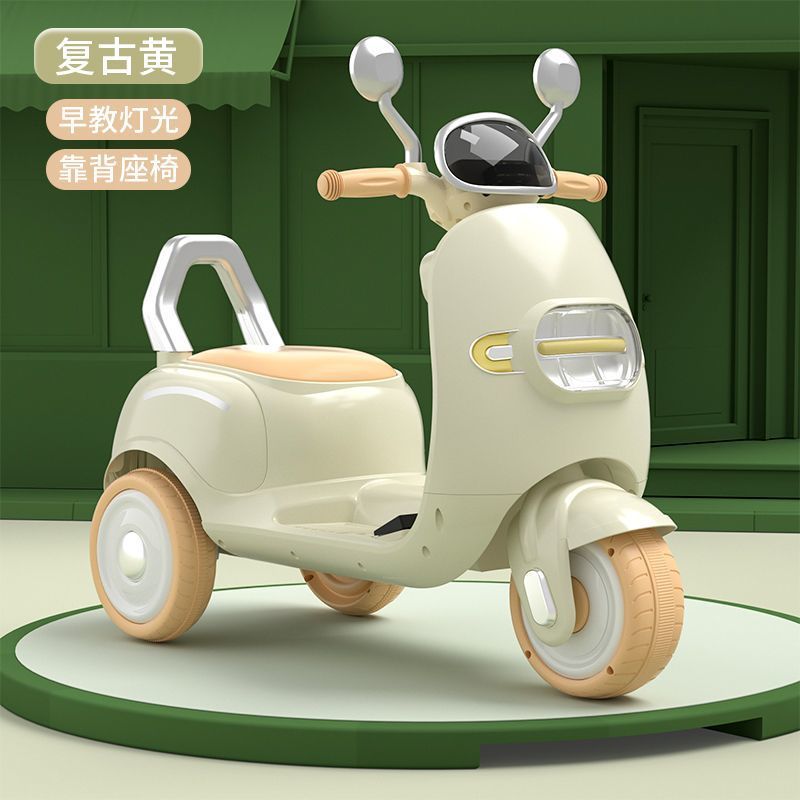 El triciclo eléctrico de la motocicleta de los nuevos niños con la barandilla se puede utilizar para el lote recargable doble del coche de la batería 1-3-6 años