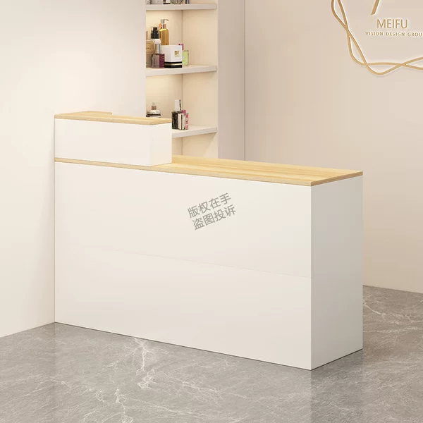 Modern Minimalist Commercial Trendy Cash Register Counter for Small Shops, Convenience Stores, and Clothing Stores