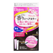 Bigen美源花果香染发膏日本原装进口遮盖白发植物染发剂染发霜