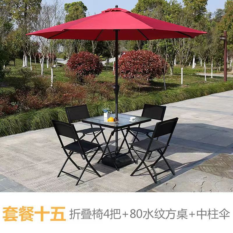 [Silla de tijera] Mesas y sillas plegables para exteriores, puestos portátiles al aire libre, mesas y sillas para el patio del hogar simples de ocio