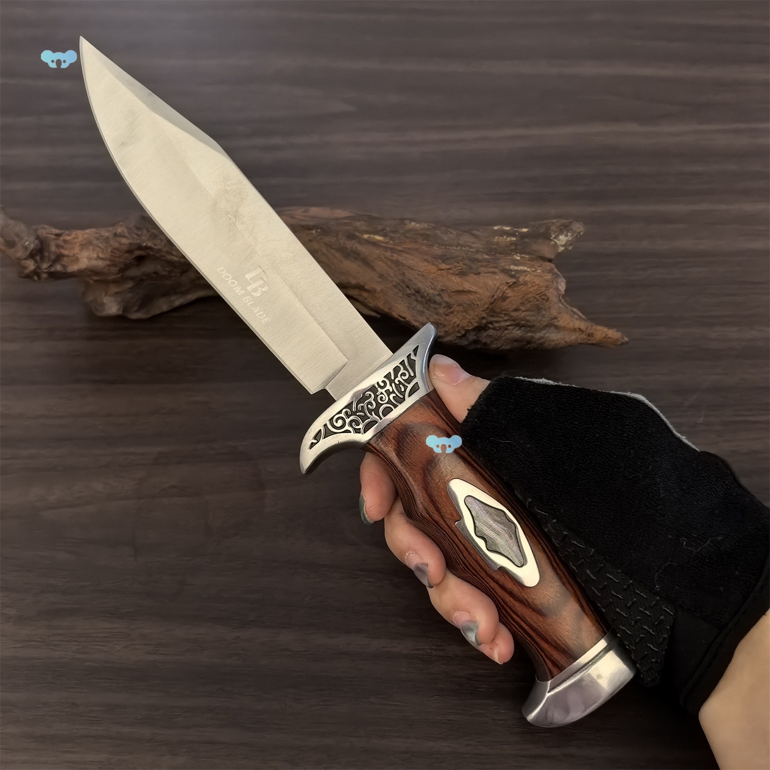 1x Premium Jungle Combat Outdoor Knife Stains Steel跨境