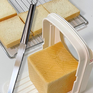 Bread knife serrated toast knife cake sandwich cutter stainless steel sharp slice household baking tool
