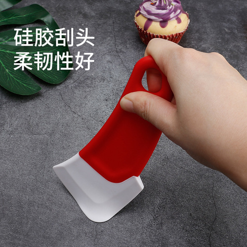 Soft scraper pot bottom cleaning scraper for washing pans and dishes non-stick pot scraper stove degreasing shovel kitchen tool