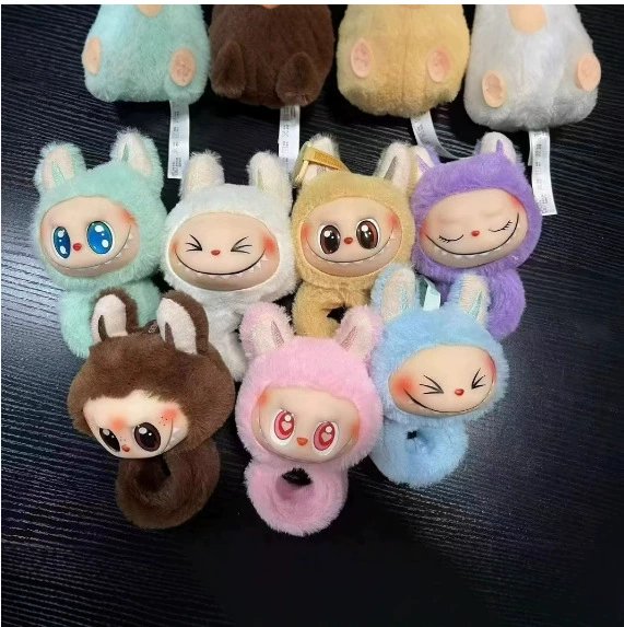 Keychain plastic, plush pendant, doll, bag decoration, second generation, for beloved