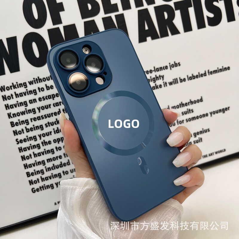 iPhone17promax用ケース、磁気吸着AGナノマット肌触りレンズフィルム、Apple16保護ケース|undefined