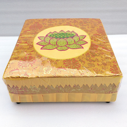 Buddhist temple cushion, washable prayer bench seat cushion, removable manufacturer wholesale, artistic lotus cushion, home use prayer kneeling cushion