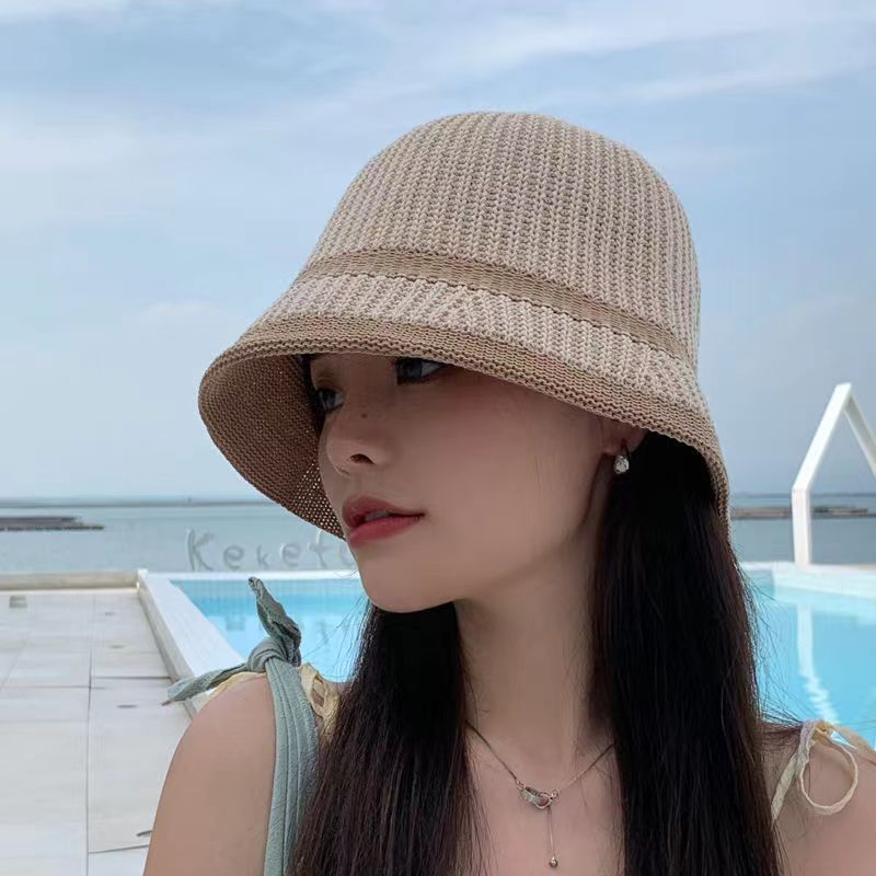 Women's Simple Style Stripe Curved Eaves Bucket Hat display picture 8