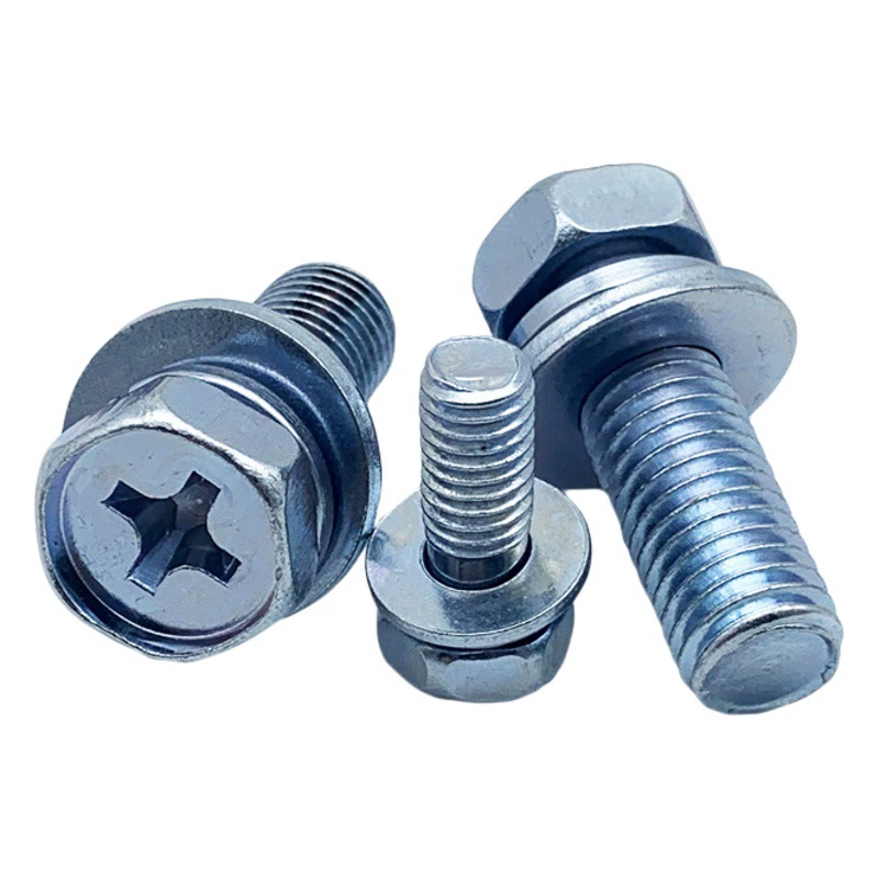 8,8 класс fovea крест три винта GB9074.13 крестообразной шестиугольной головкой плоская Подушка Ассамблеи