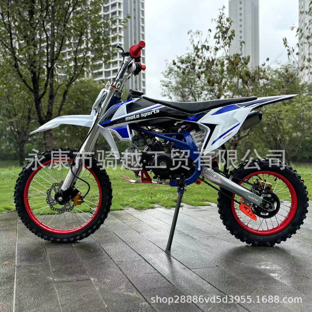 两轮越野摩托车125cc电启动14-17轮高配款沙滩车卡丁车自行车碟刹