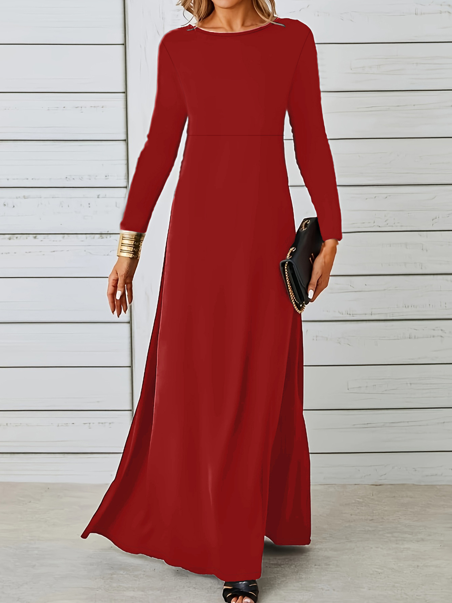 Wal Mart Spring Autumn Sexy Girls High Sense Dress Women Clothing