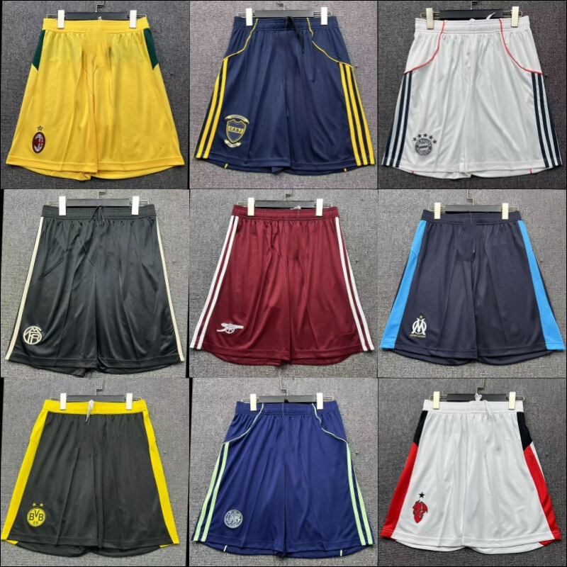 Wholesale 2526 Season Ajax Paris Chelsea Fan Version Football Sports Team Breathable Shorts
