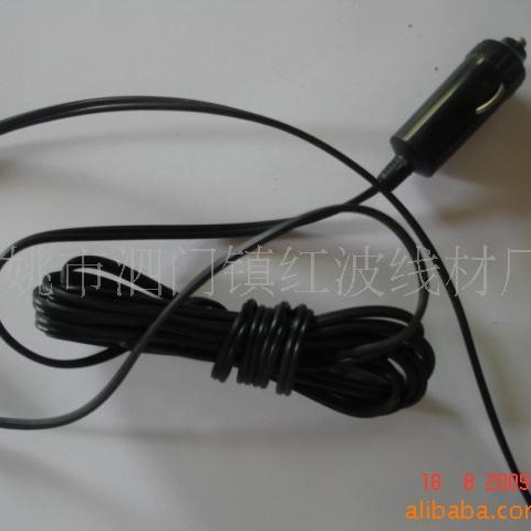 厂家供应充电器电源线，点烟器插头