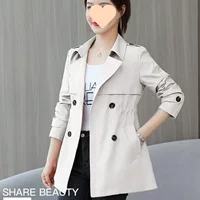 norns girl осенняя демисезонная плащевая куртка для подростков, 2024 корейский западный стиль, приталенная куртка
