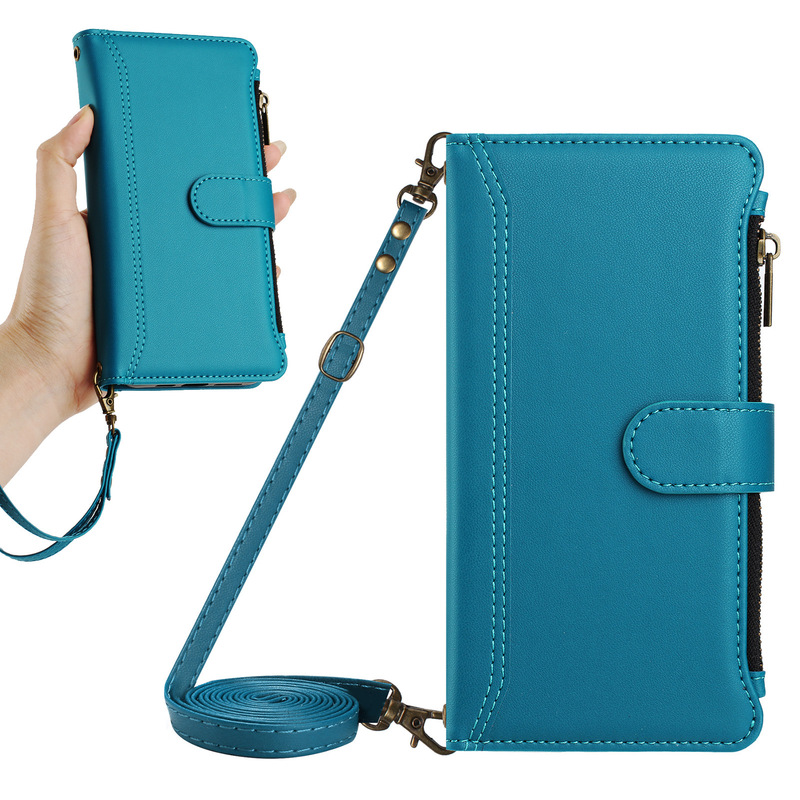 For Sharp Sharp Aquos R10 Leather Case Oukitel C58 Multi-Function Nine Card Zipper Wallet Case