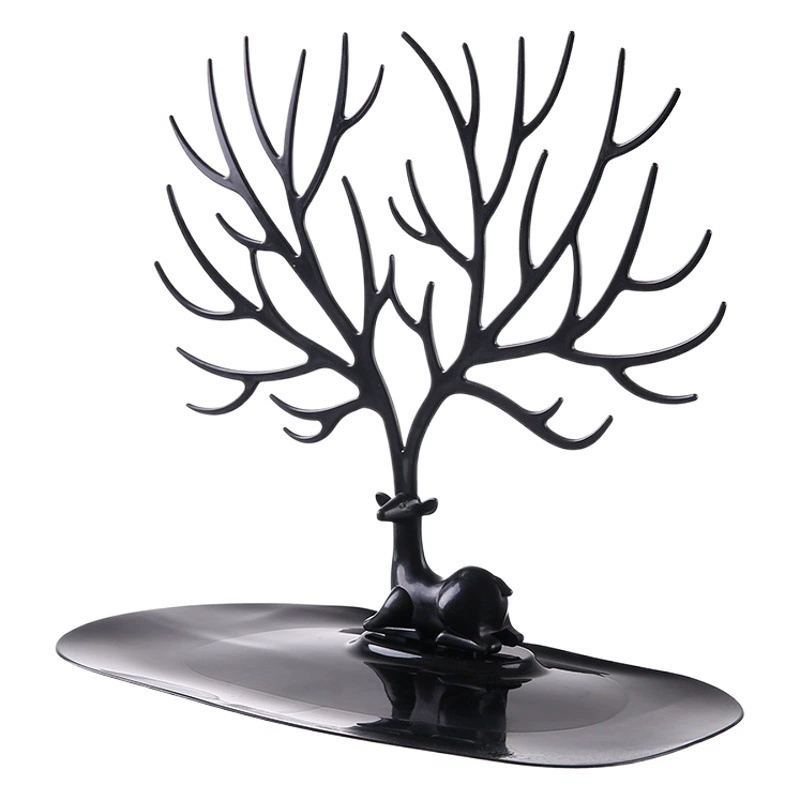 Стеллаж для хранения украшений в форме оленьего рога для сережек, колец и браслетов, подставка для демонстрации ювелирных изделий, украшение для дома.