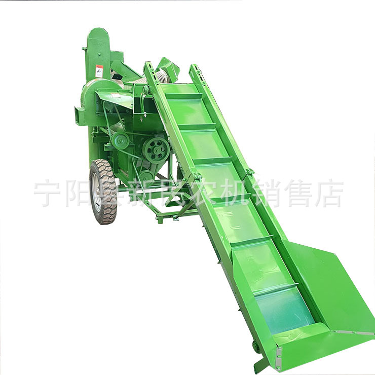 玉米脱粒机带传送带玉米打粒机电机柴油机带动打玉米的机器农用