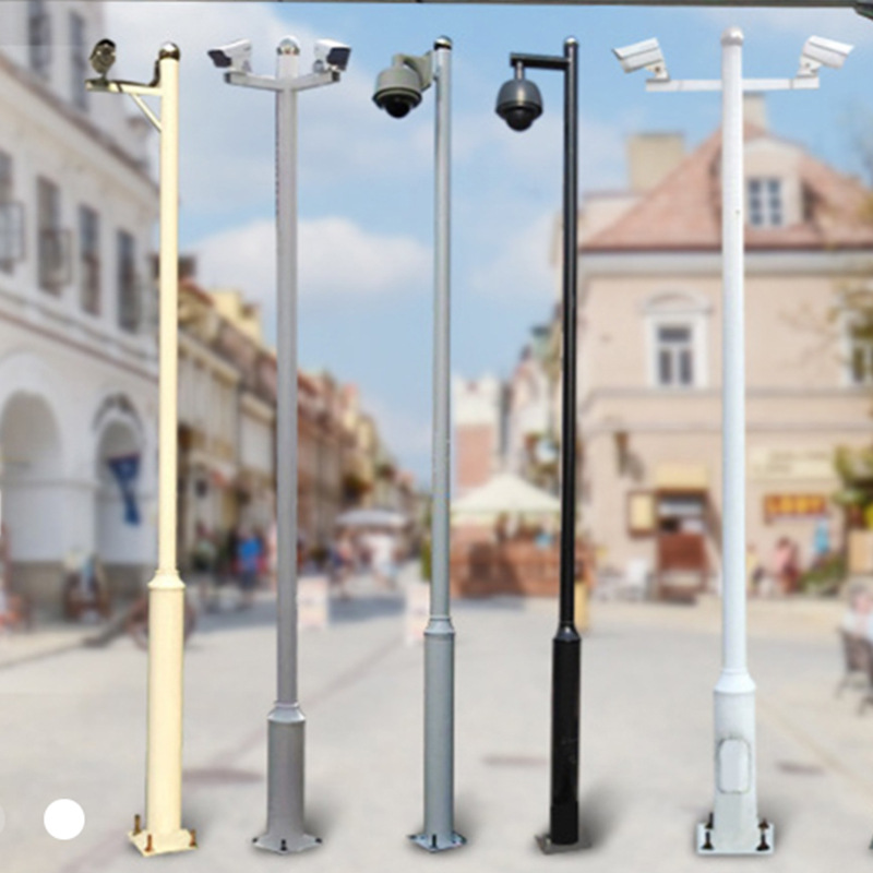 厂家批发电子监控杆 抓拍杆 八角杆 小区监控杆3米4米监梅桦灯饰