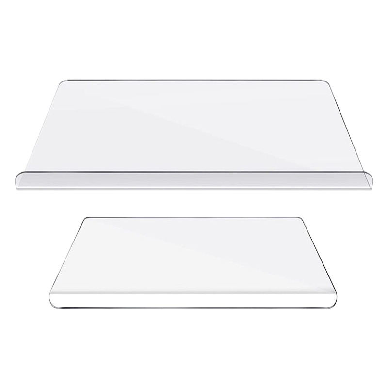 Amazon fábrica al por mayor acrílico tabla de cortar antideslizante transparente tabla de cortar cocina de corte de frutas y verduras tabla de cortar