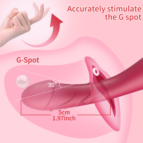 Women's Vibration Rabbit Oral Stimulator with Soft Silicone Simulation Tongue Adult Sex Toy
