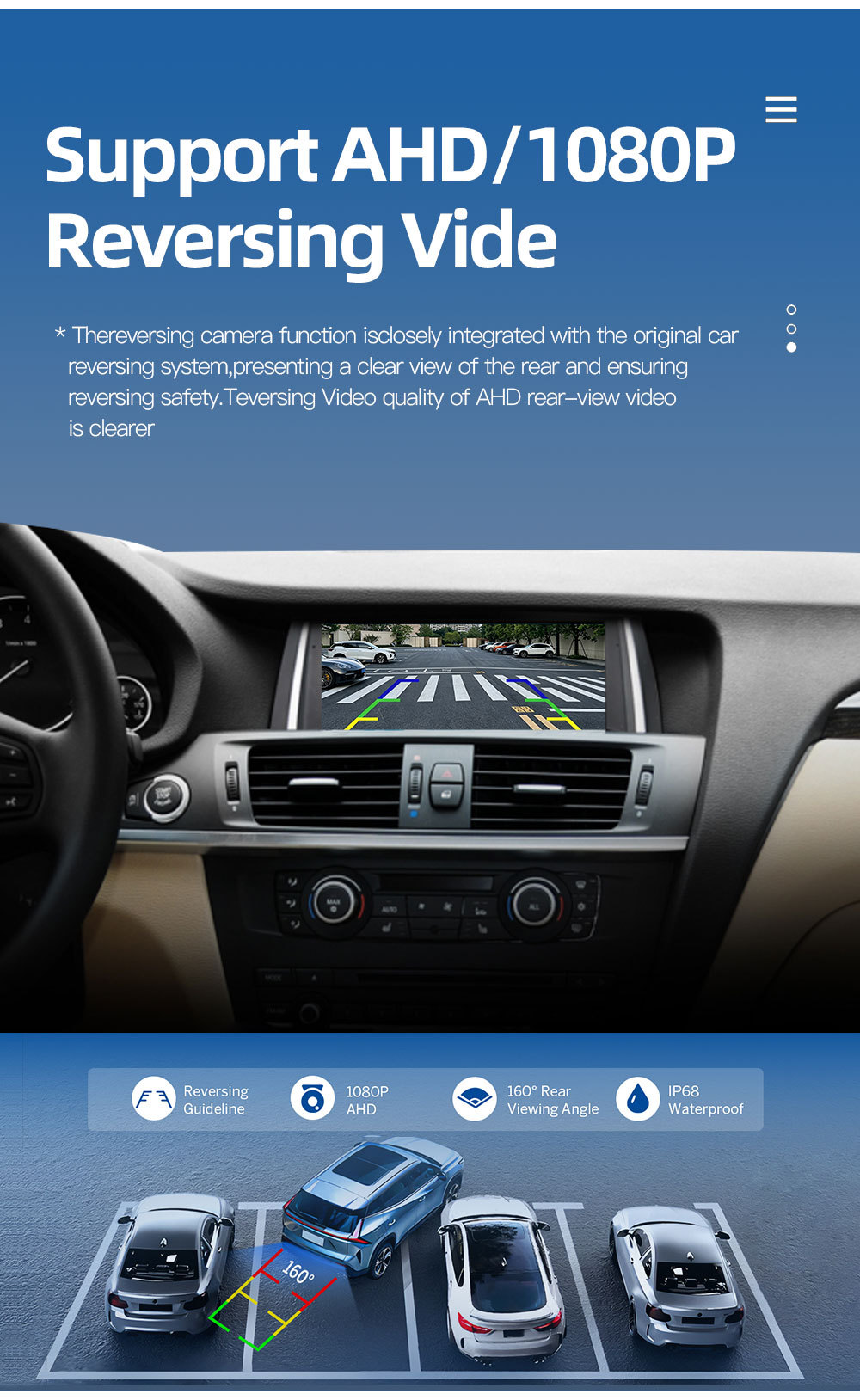 8.8inch Suitable for Bmw X3 F25 X4 F26 Car Central Control Large Screen Navigation Carplay Player