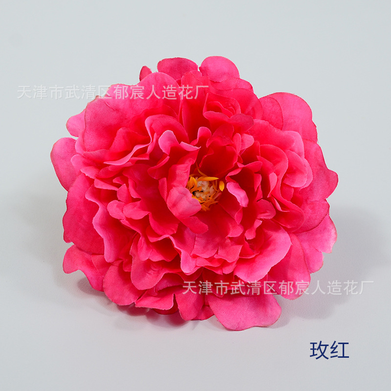 Artificial nueva flor de peonía fondo de la boda flor de la pared arreglo de flores Decoración de mesa flor haciendo transfronterizo dedicado peonía cabeza de la flor